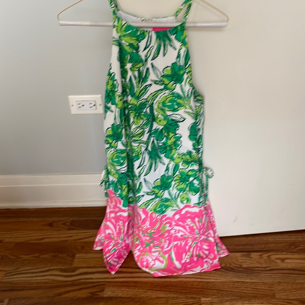 Lily Pulitzer flamingo romper! Only worn once! Size 4.